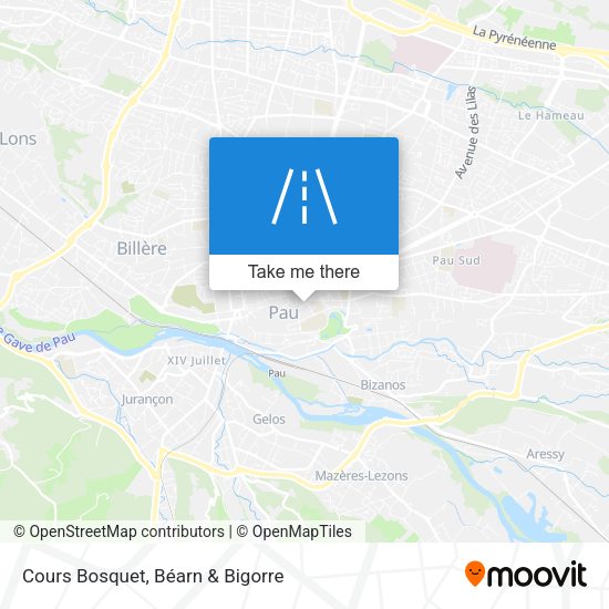 Cours Bosquet map