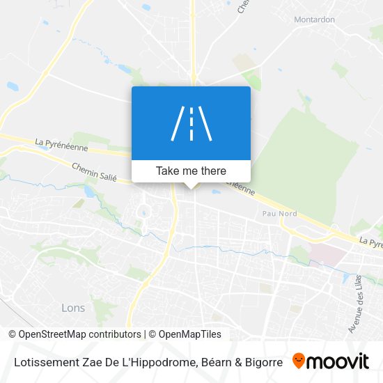 Lotissement Zae De L'Hippodrome map