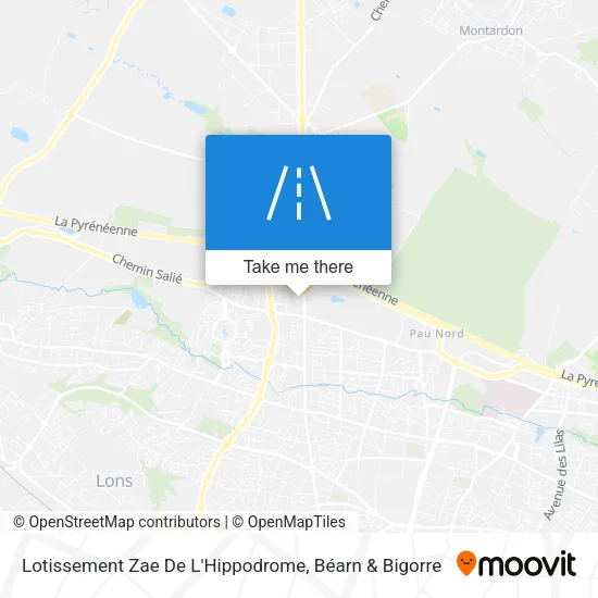 Lotissement Zae De L'Hippodrome map