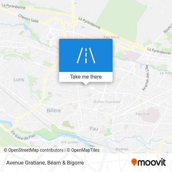 Avenue Gratiane map