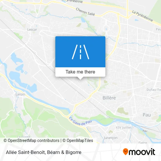 Allée Saint-Benoît map