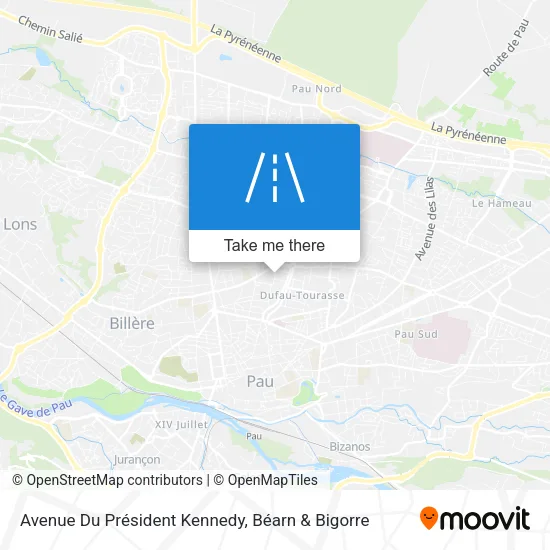 Avenue Du Président Kennedy map