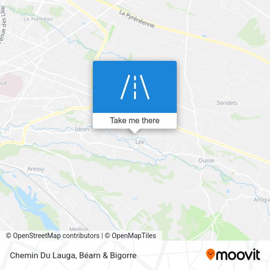 Chemin Du Lauga map