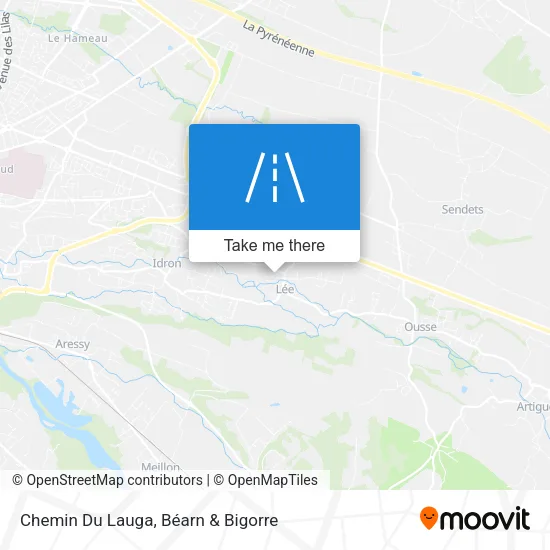Chemin Du Lauga map