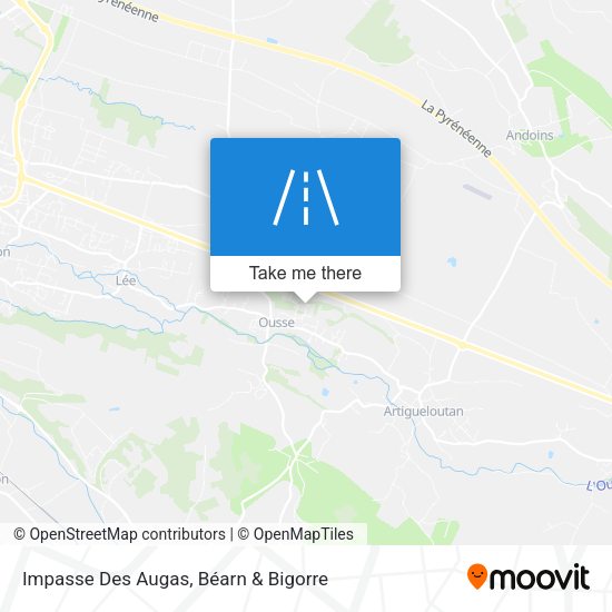 Impasse Des Augas map