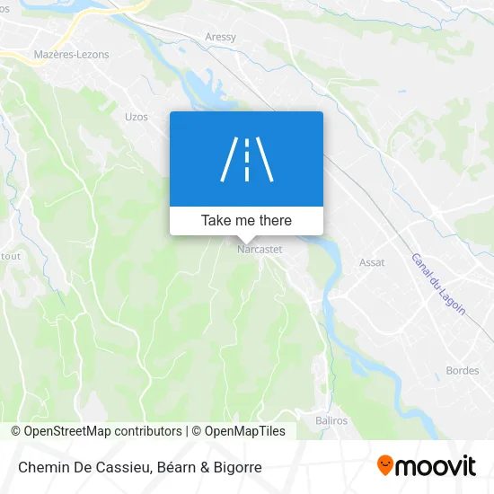 Chemin De Cassieu map