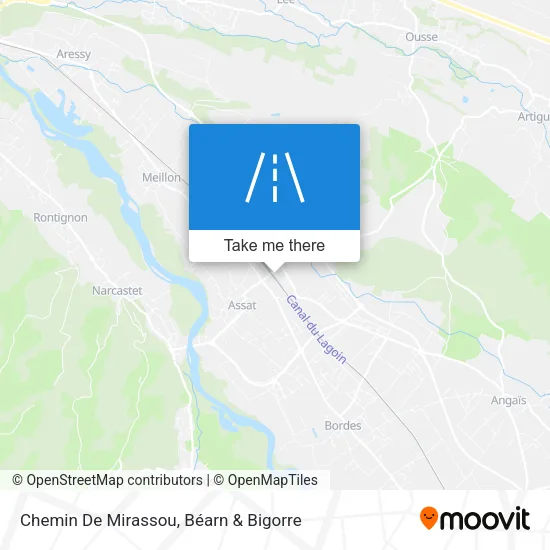 Chemin De Mirassou map