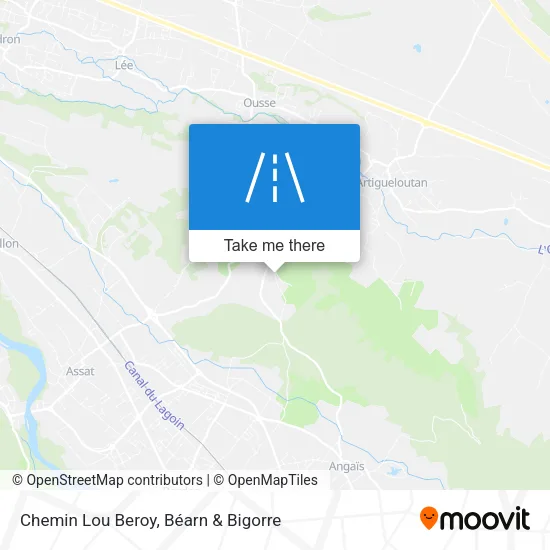 Chemin Lou Beroy map