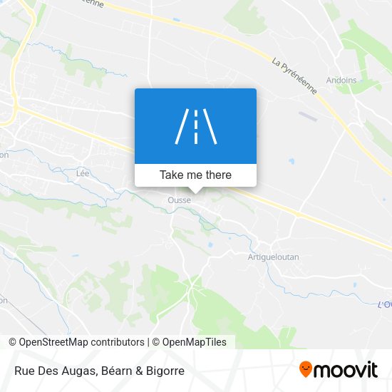 Rue Des Augas map
