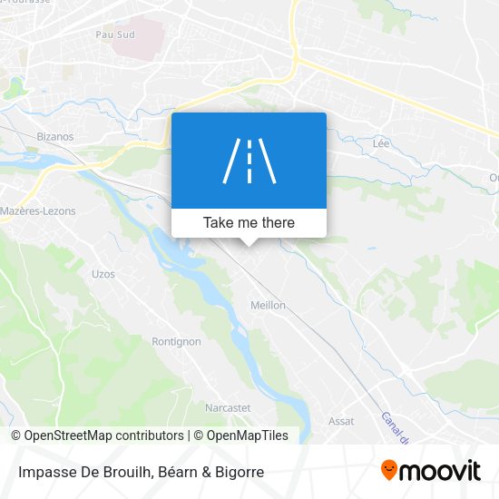Impasse De Brouilh map