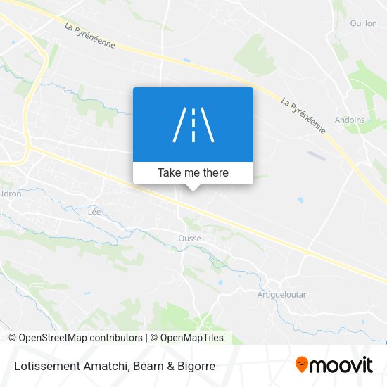 Lotissement Amatchi map