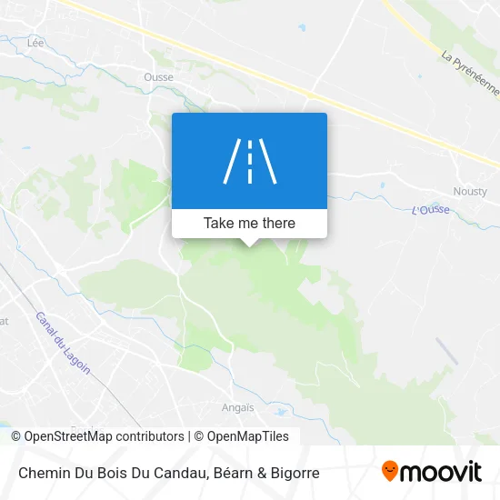 Chemin Du Bois Du Candau map