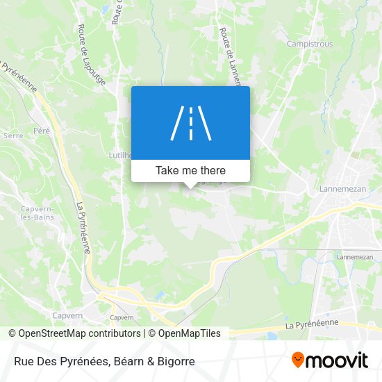 Rue Des Pyrénées map