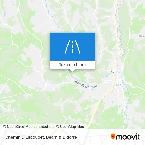 Chemin D'Escoubet map
