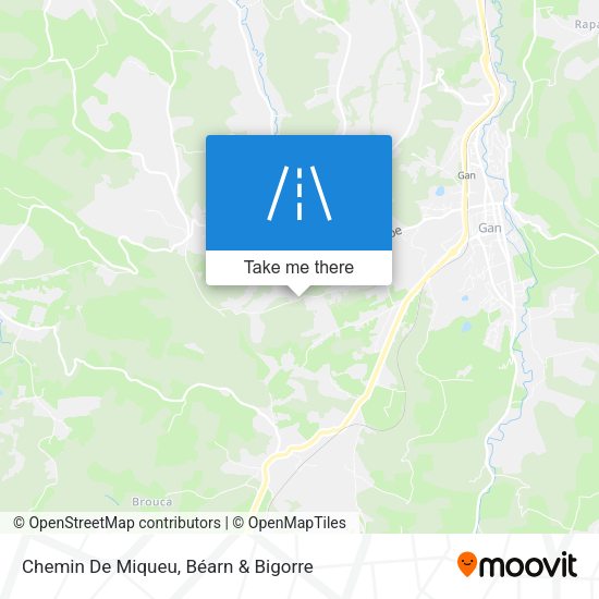 Chemin De Miqueu map