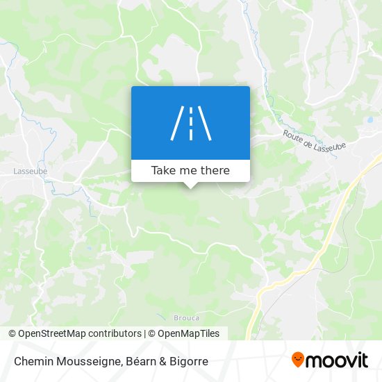 Chemin Mousseigne map