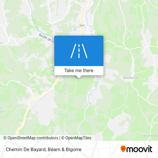 Chemin De Bayard map