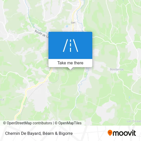 Chemin De Bayard map