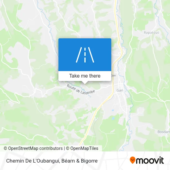 Chemin De L'Oubangui map