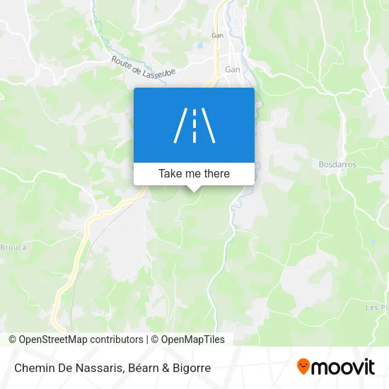 Chemin De Nassaris map