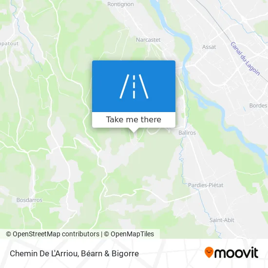 Chemin De L'Arriou map