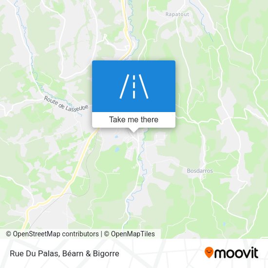 Rue Du Palas map