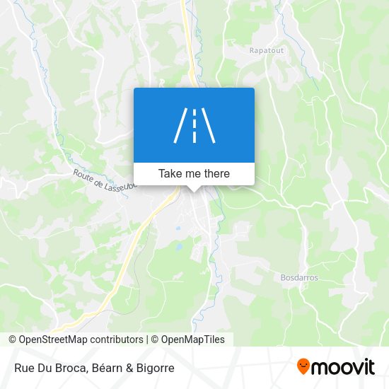 Rue Du Broca map