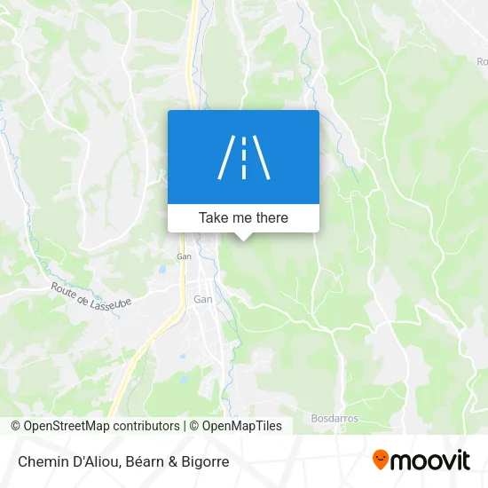 Chemin D'Aliou map