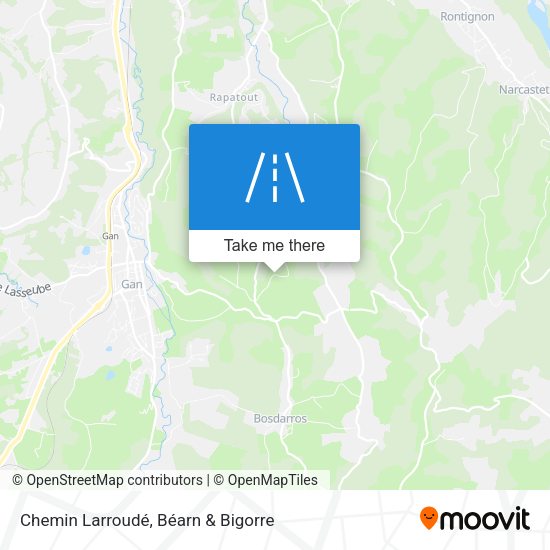 Chemin Larroudé map