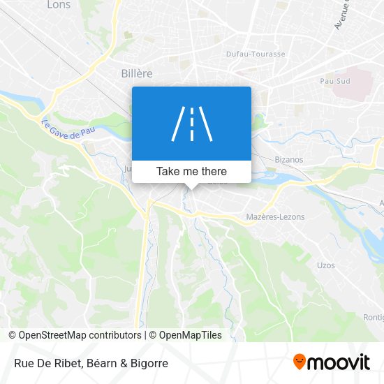 Rue De Ribet map