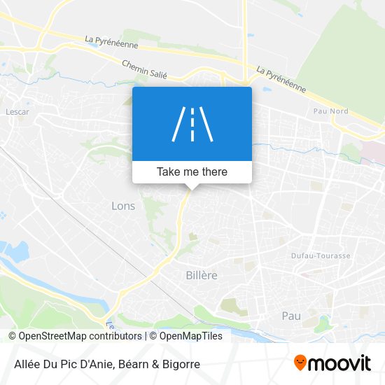 Allée Du Pic D'Anie map
