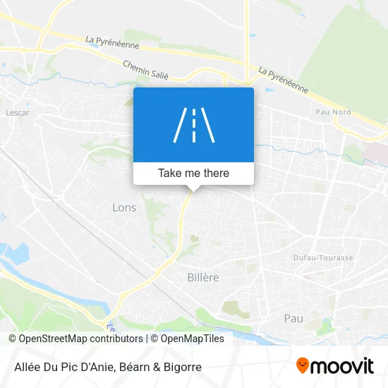 Allée Du Pic D'Anie map