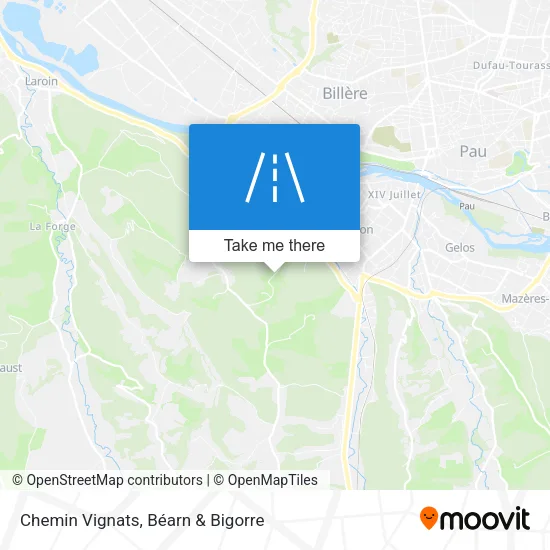 Chemin Vignats map