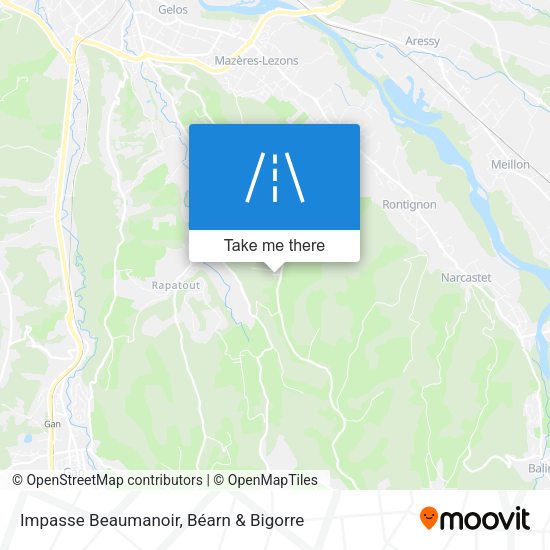 Impasse Beaumanoir map