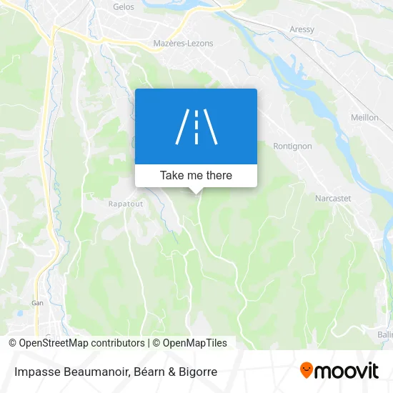 Impasse Beaumanoir map