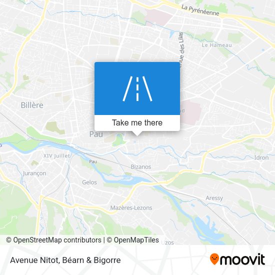 Avenue Nitot map