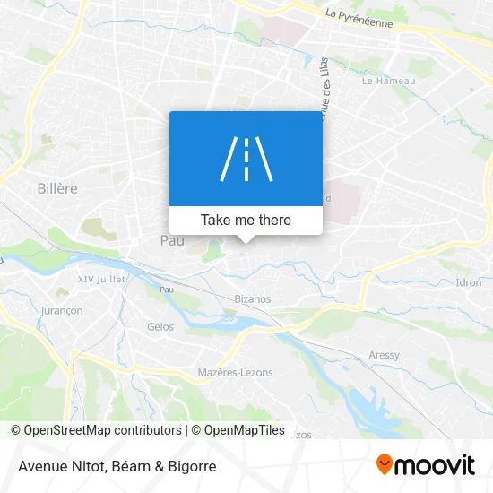 Avenue Nitot map