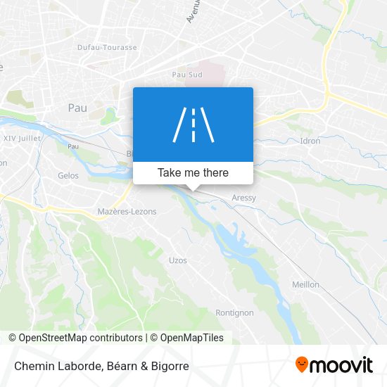 Chemin Laborde map