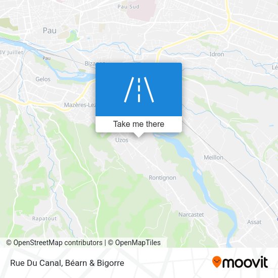 Rue Du Canal map