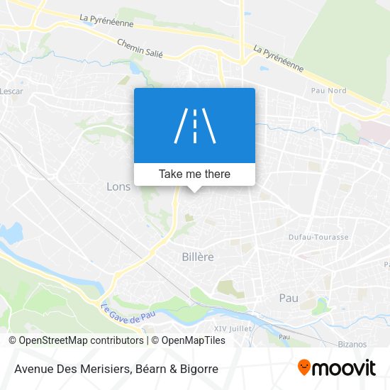 Avenue Des Merisiers map