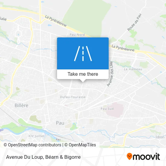 Avenue Du Loup map