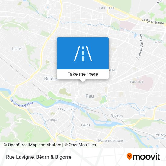 Rue Lavigne map
