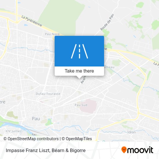 Impasse Franz Liszt map