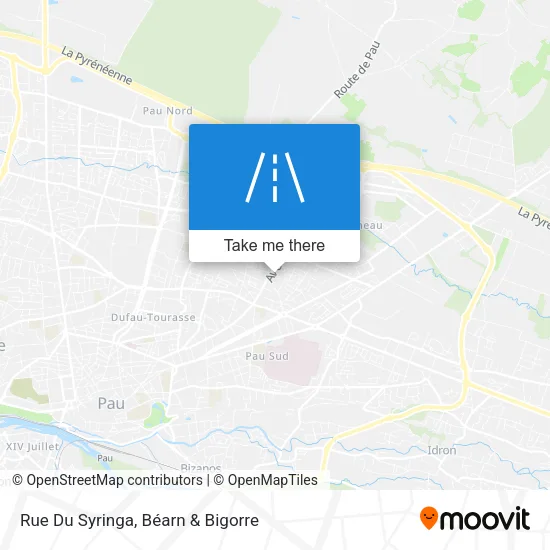 Rue Du Syringa map