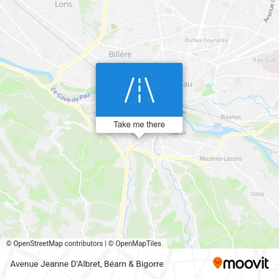 Avenue Jeanne D'Albret map