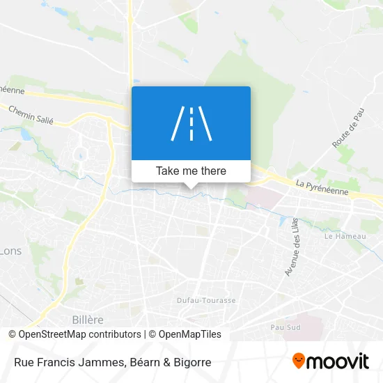 Rue Francis Jammes map