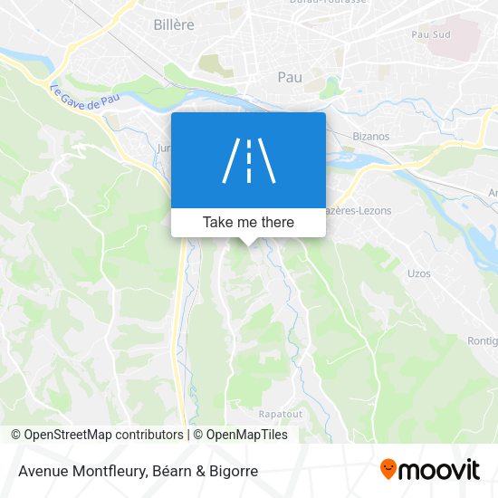 Avenue Montfleury map