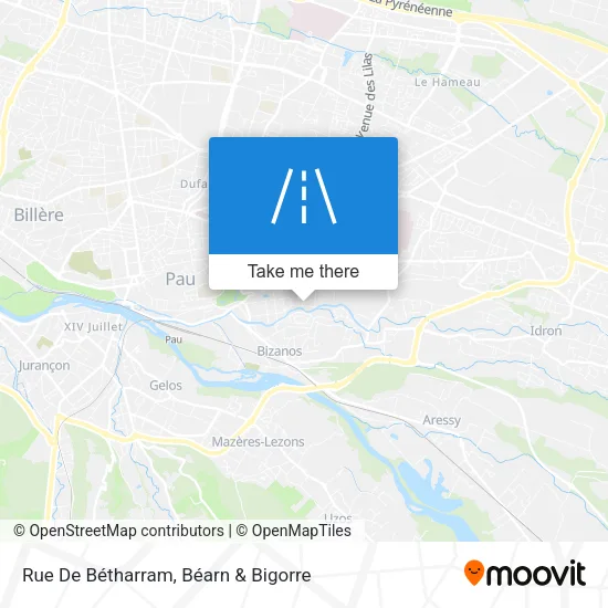 Rue De Bétharram map