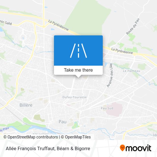 Allée François Truffaut map