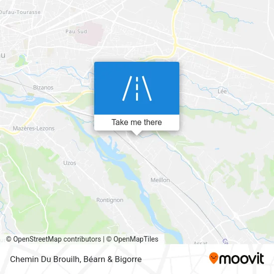 Chemin Du Brouilh map